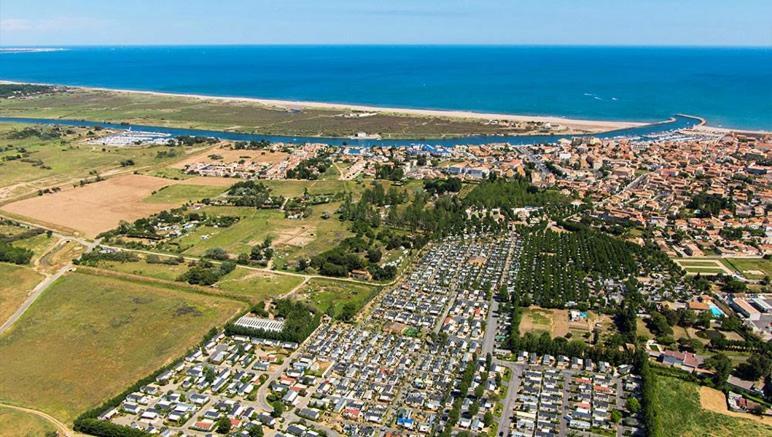 Mobil Home Les Sables Du Midi 4 Etoiles Valras-Plage Eksteriør bilde